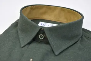 Gun Hill Mens Oldman Shirt - Olive green