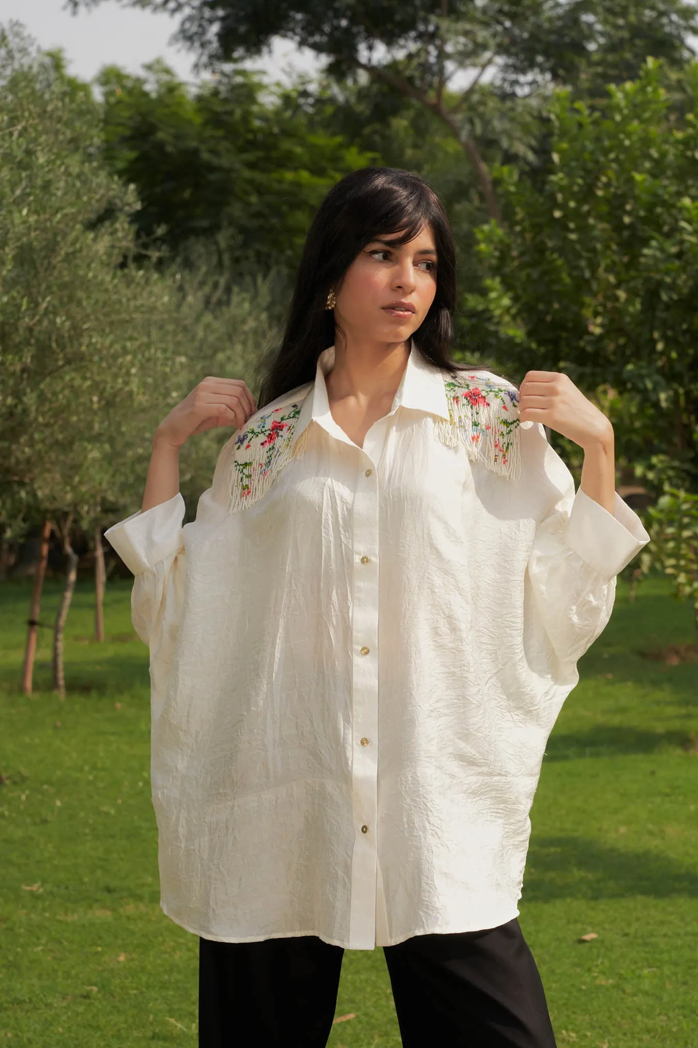 Hanging Garden Silk Shirt