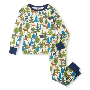 Hatley Organic Pajama Set - Forest Scene
