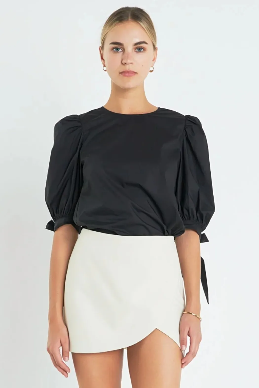 High Waist Overlay Skort