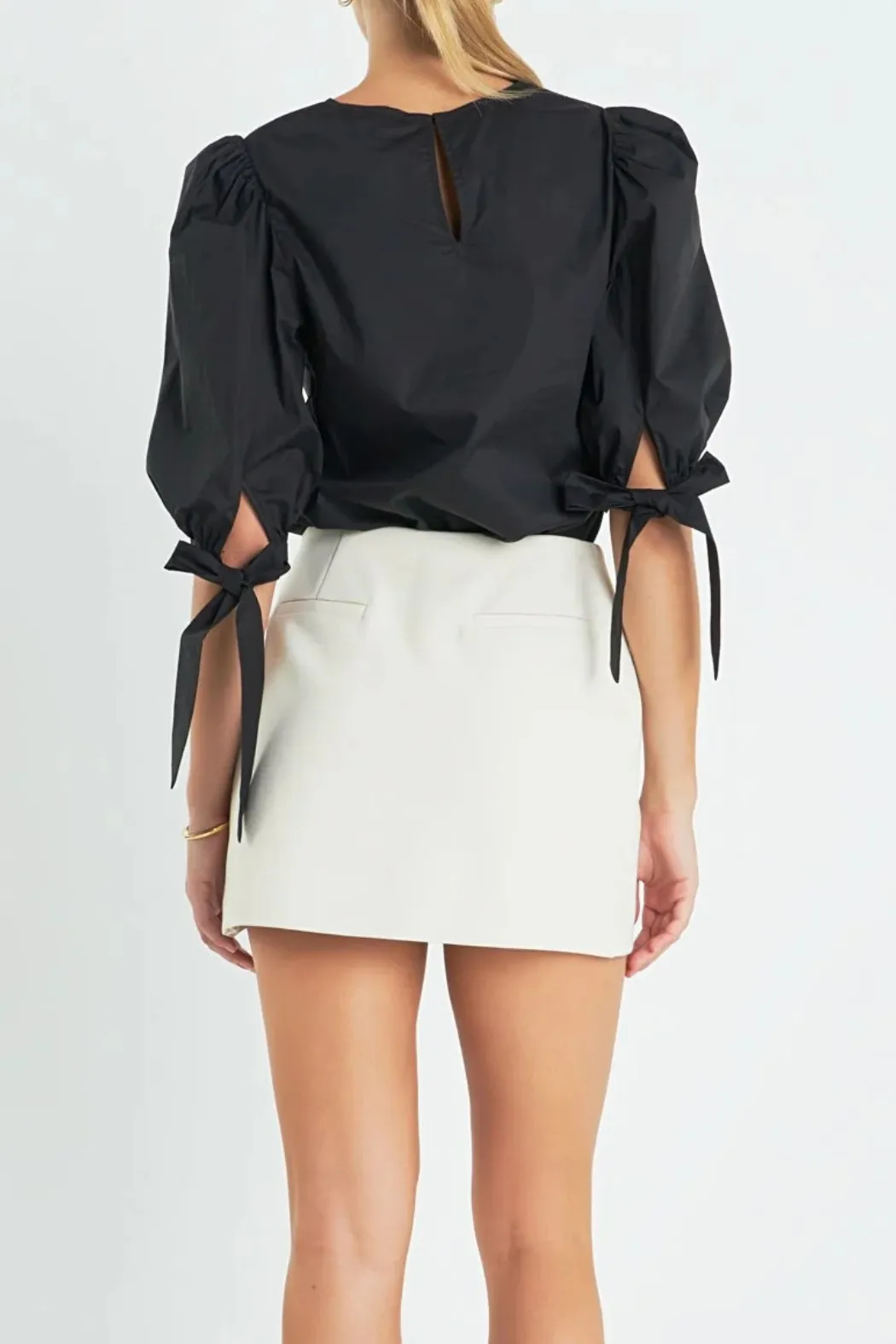 High Waist Overlay Skort