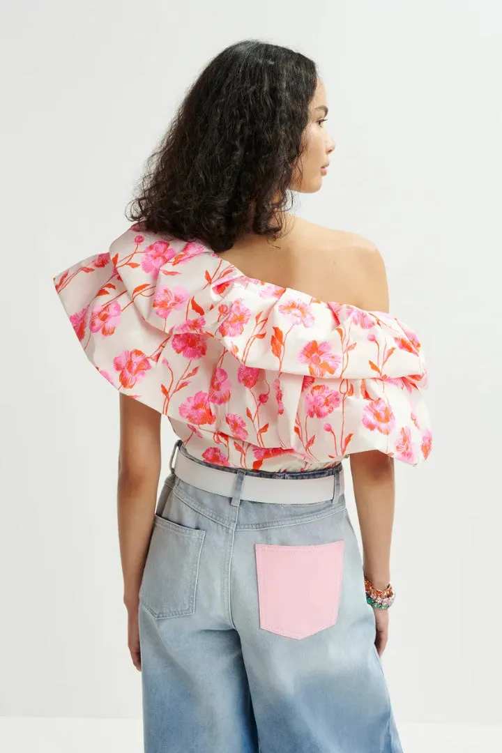 Hillary Voluminous Ruffle Top