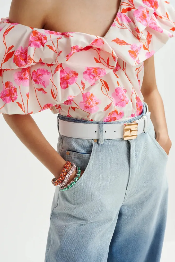 Hillary Voluminous Ruffle Top