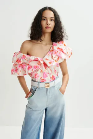 Hillary Voluminous Ruffle Top