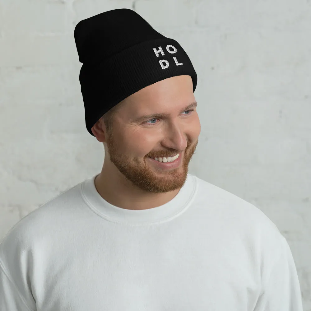 HODL Boxed Cuffed Beanie