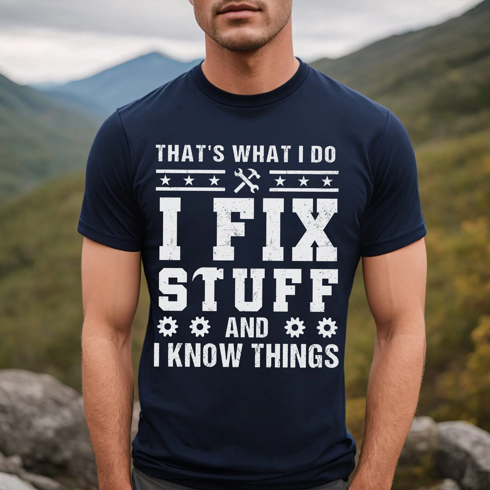 Husband, Brothers, Dad, Boyfriend, Father's Day, T-Shirts For Men, Funny T-Shirts, Black, S