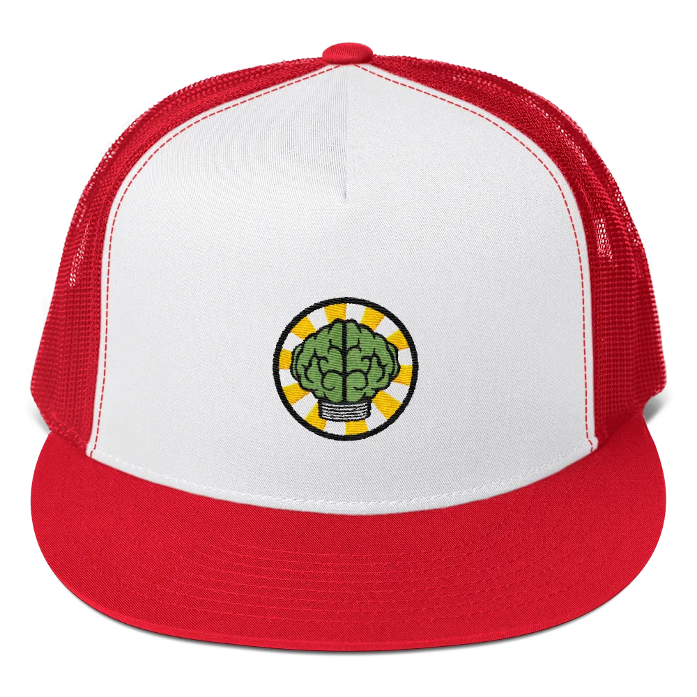 HypeMonsterz NERD Trucker Cap Inspired - Brain logo No one ever really dies