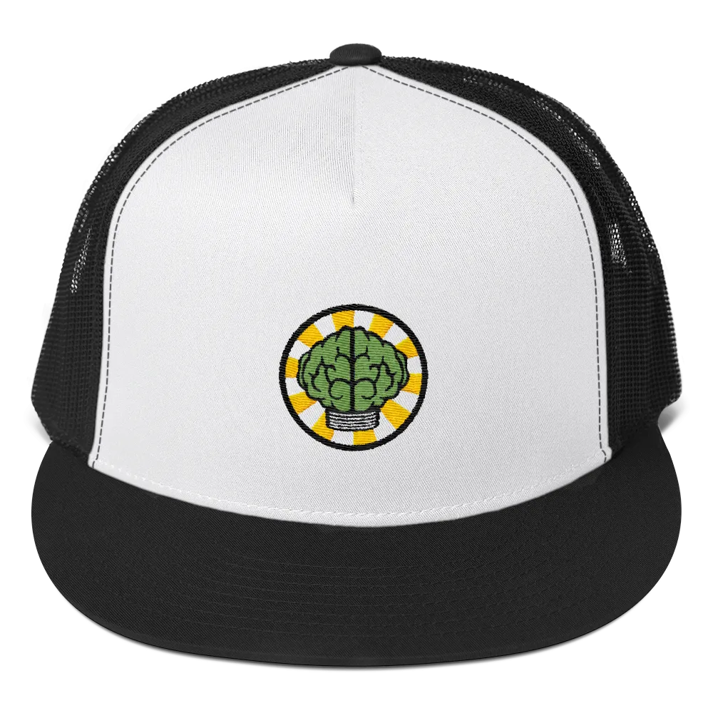 HypeMonsterz NERD Trucker Cap Inspired - Brain logo No one ever really dies