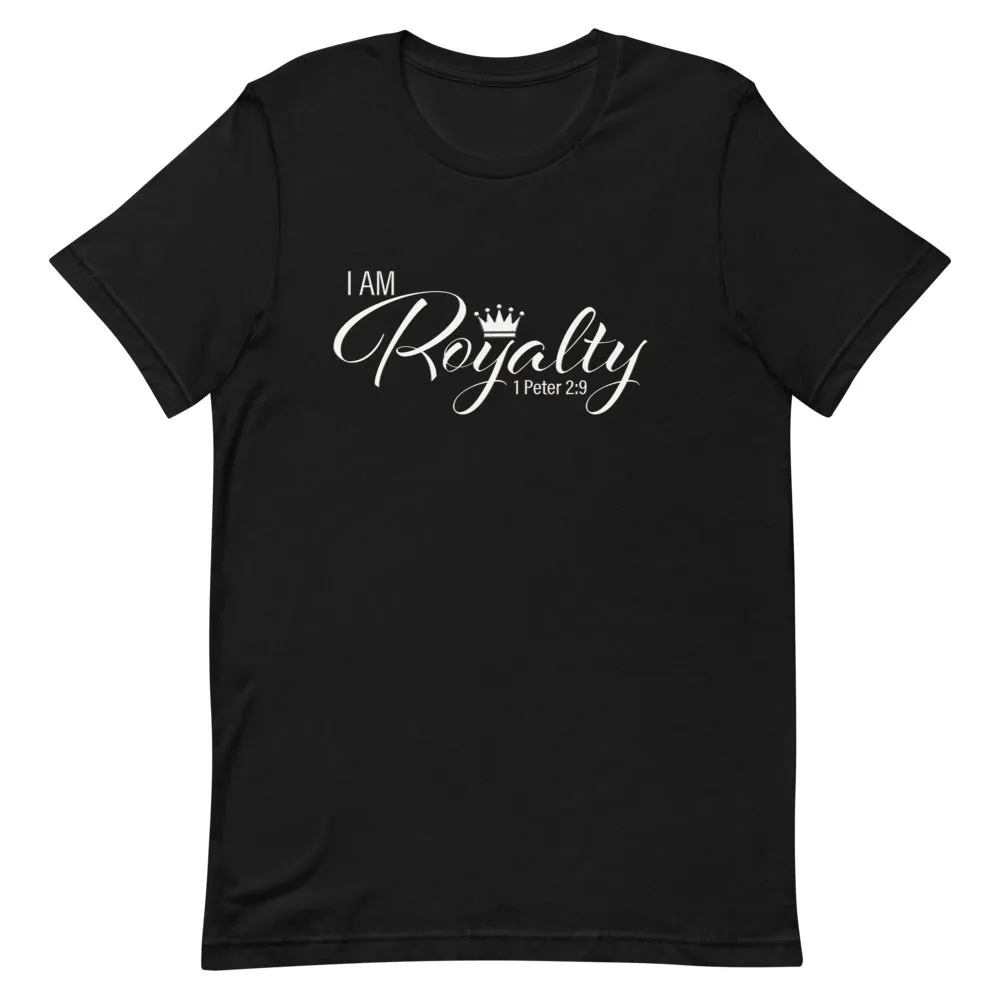 I AM Royalty (Black/ White Short-Sleeve T-Shirt)