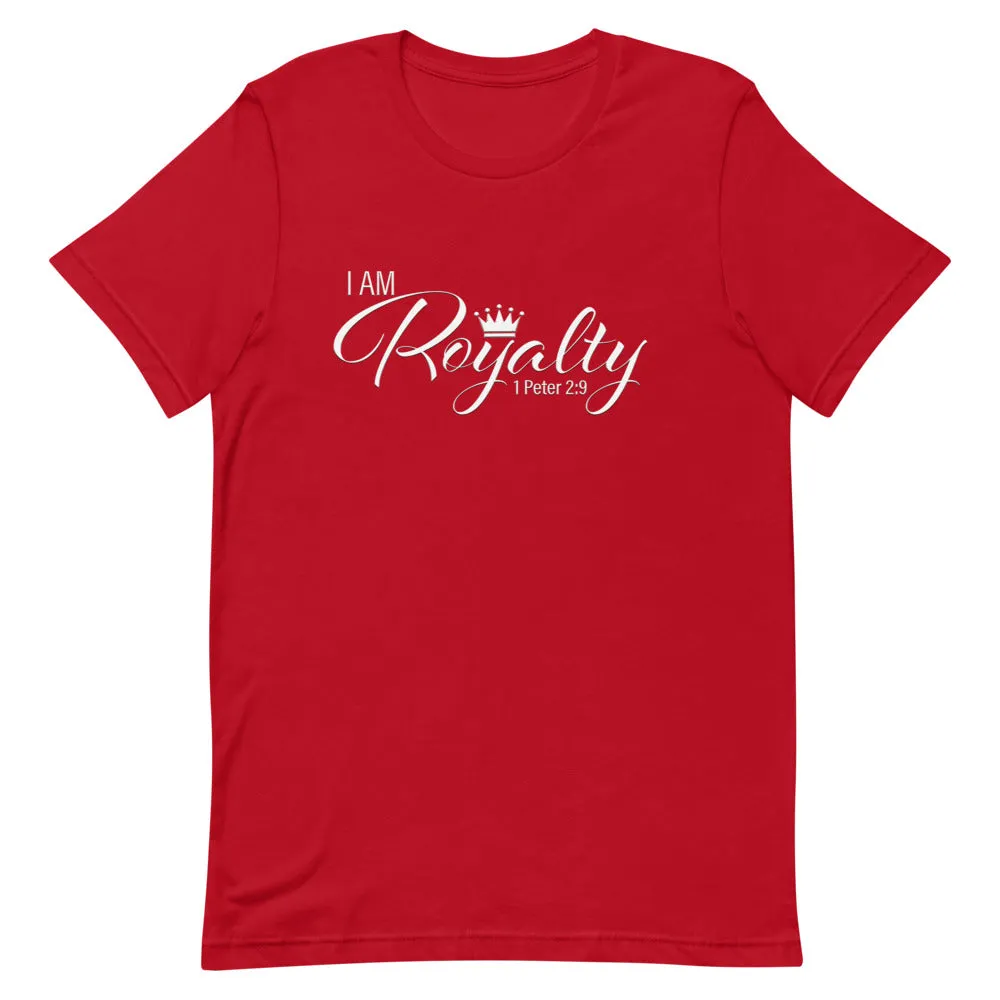 I AM Royalty (Red/ White Short-Sleeve T-Shirt)