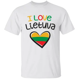 I Love Lietuva - Boys/Girls Youth Classic Short Sleeve T-Shirt