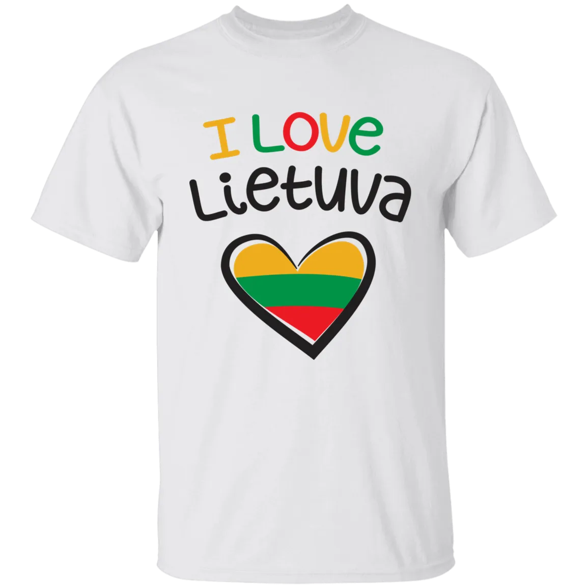 I Love Lietuva - Boys/Girls Youth Classic Short Sleeve T-Shirt