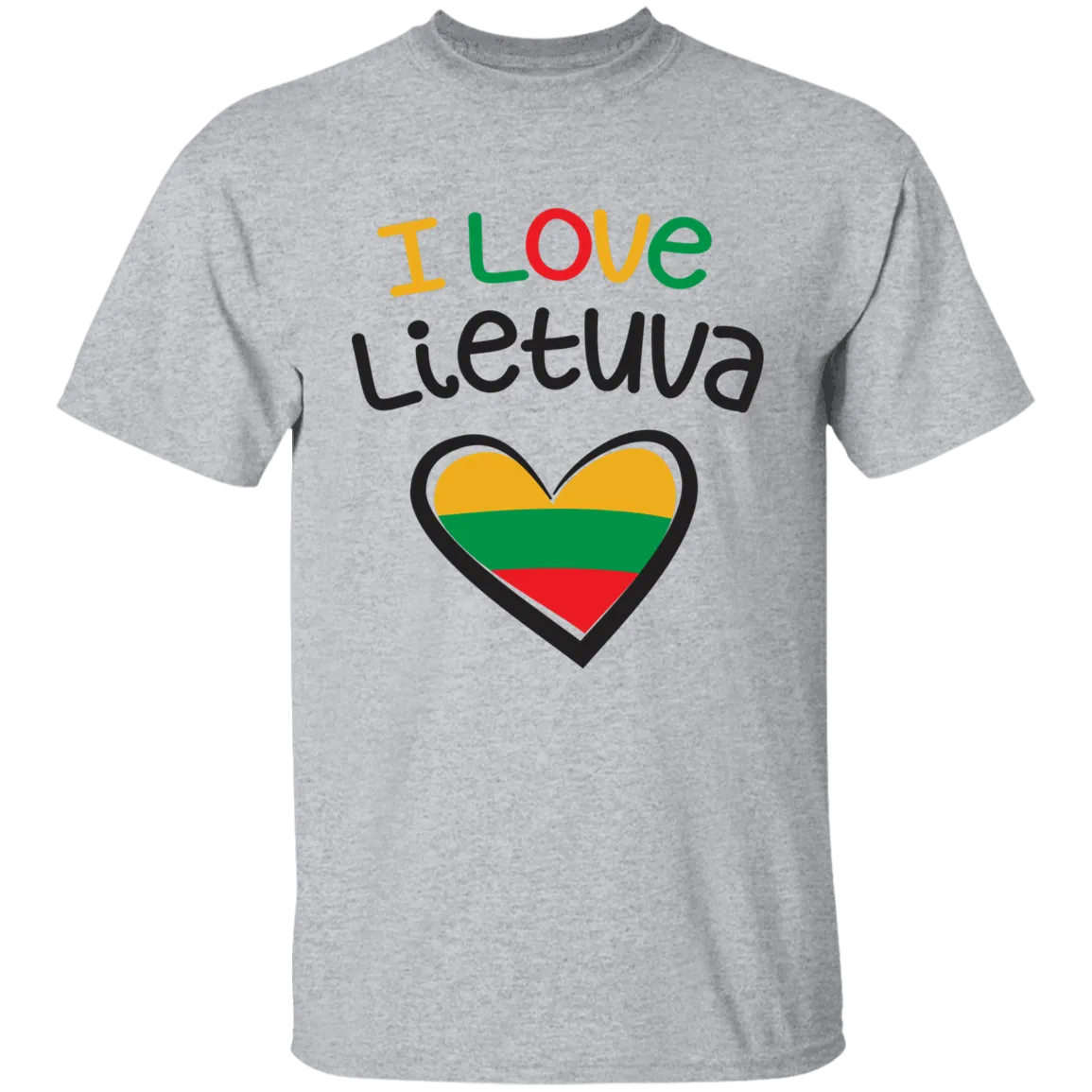 I Love Lietuva - Boys/Girls Youth Classic Short Sleeve T-Shirt