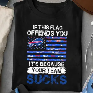If This Flag Offends You Shirt - BFLB