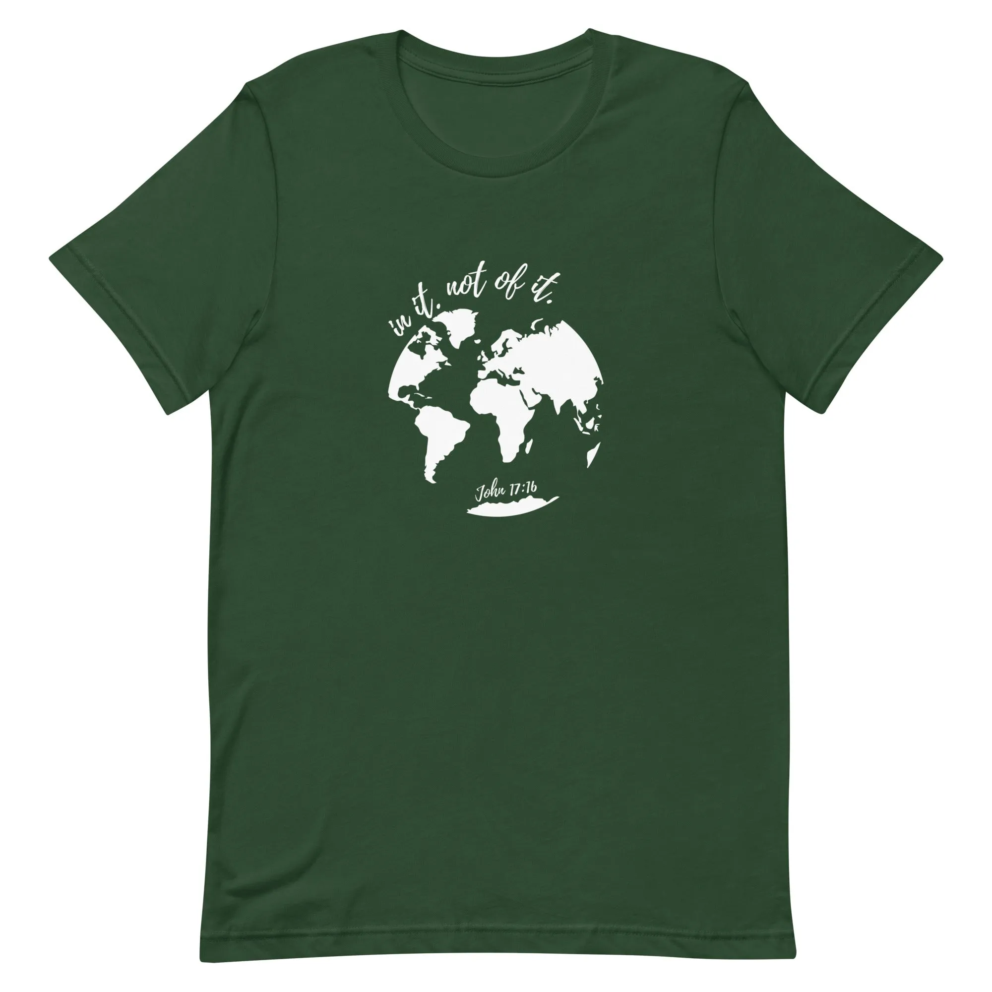 In it not of it - John 17:16 - t-shirt