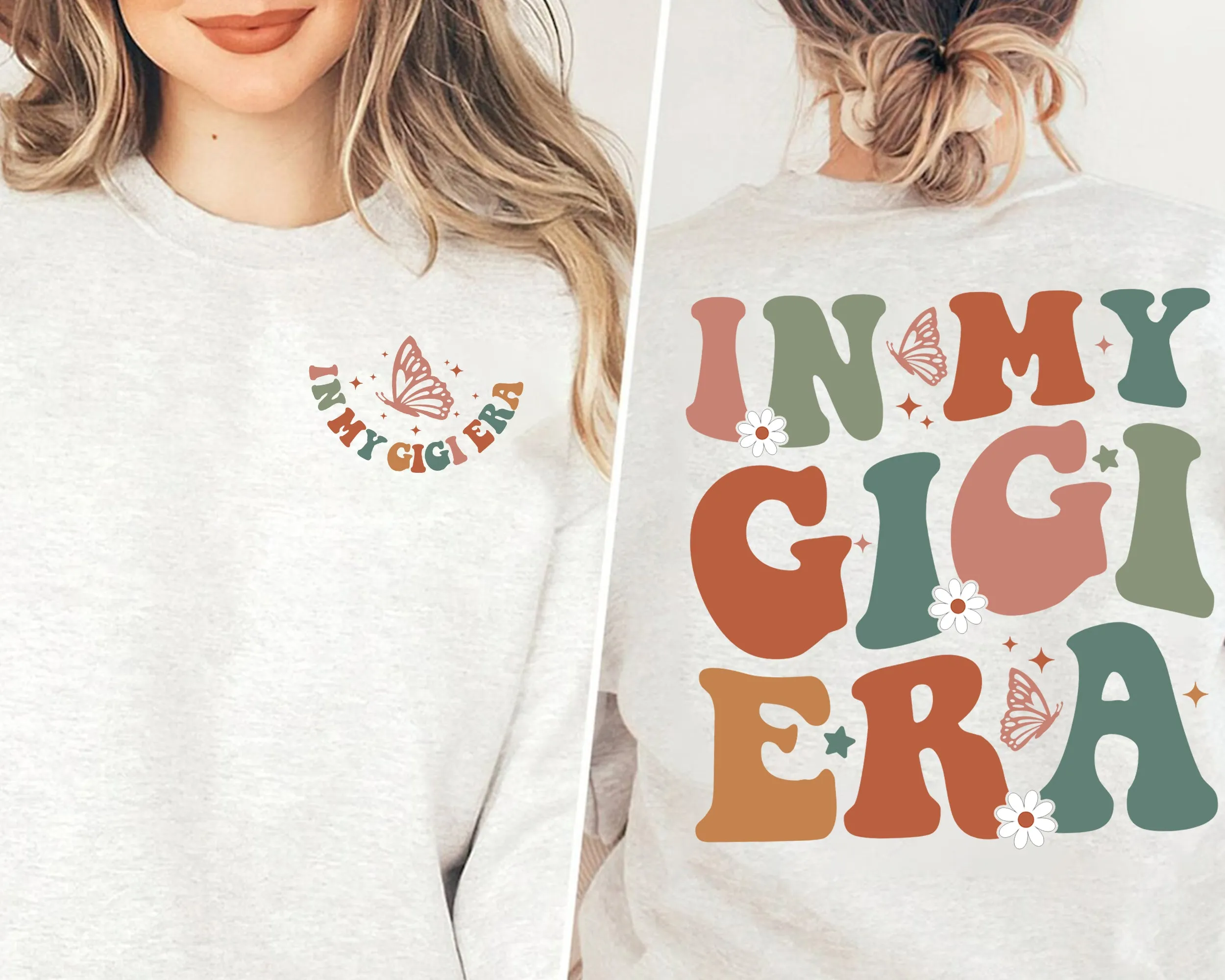In My Gigi Era Sweatshirt, Gigi Sweatshirt, Funny Gigi Crewneck, Grandma Shirt, Gift for Grandma, New Grandma Tee, Grandma Gift, Mother's Day Gift