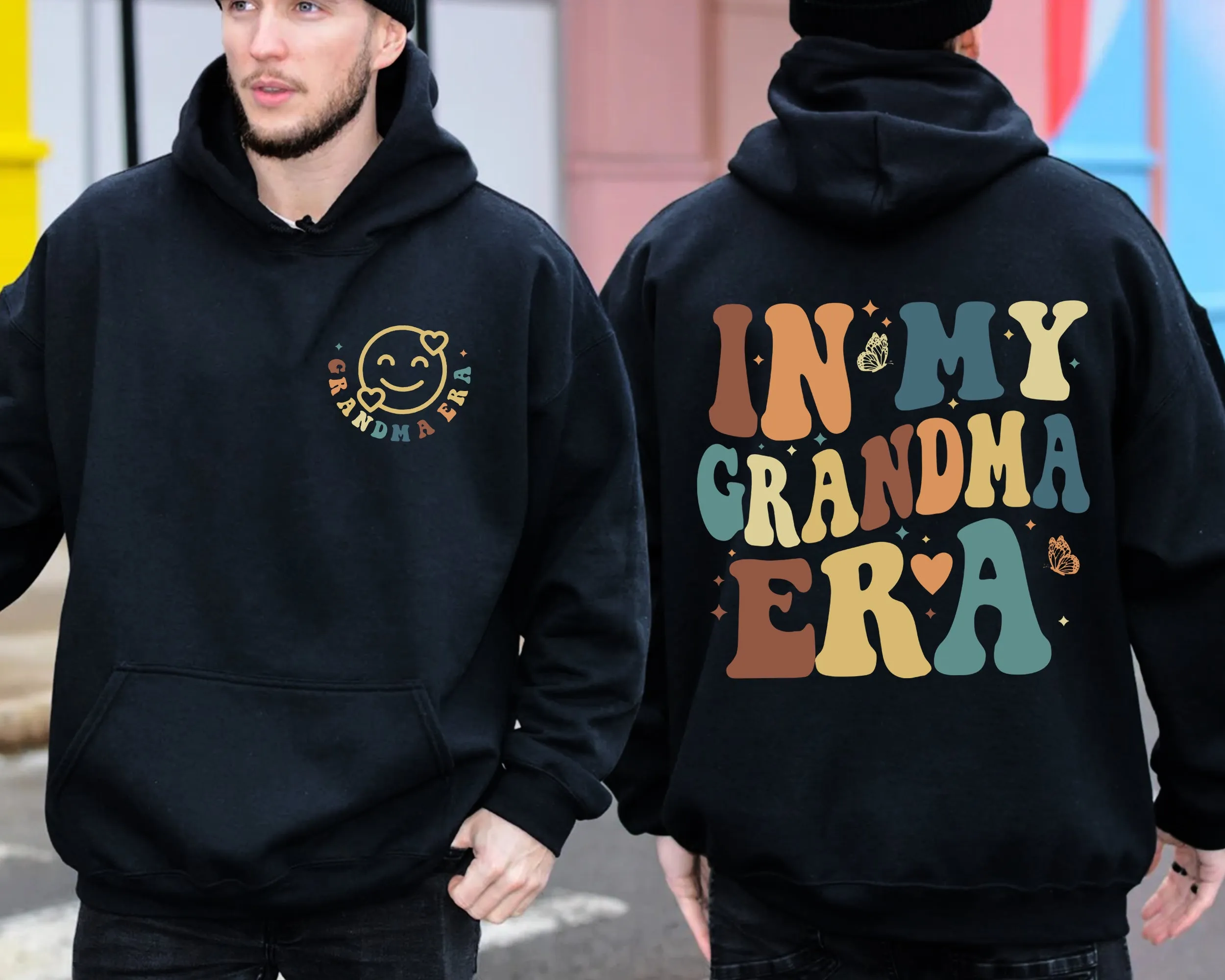 In My Grandma Era Hoodie, Christmas Gift For Grandma, Family Crewneck, Shirt For Grandma, Gift For New Grandma, Mother's Day Gift, Cute Gift