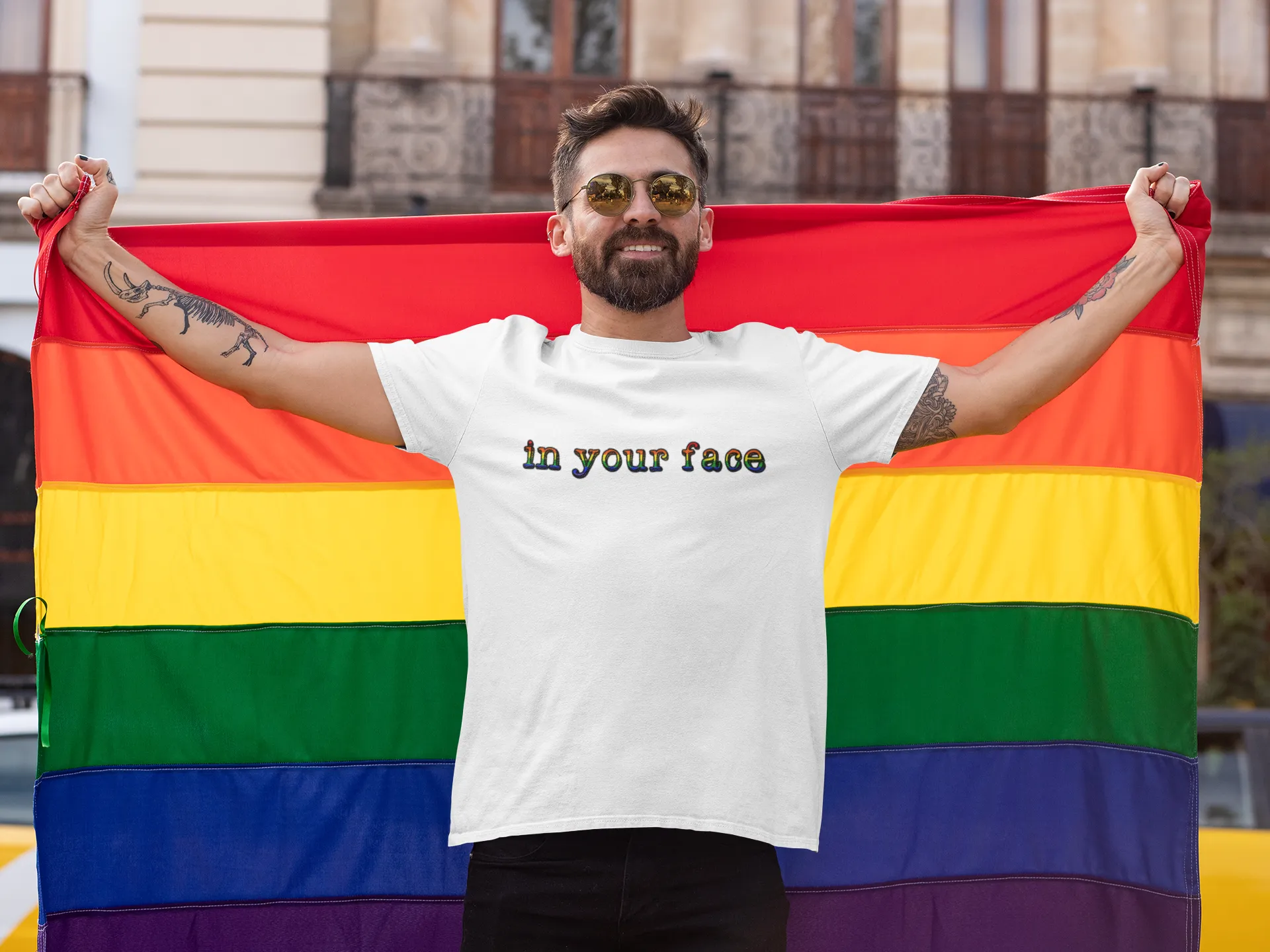 in your face t-shirts