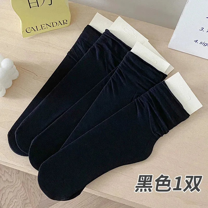 INS Women Girls Summer Thin Long Socks