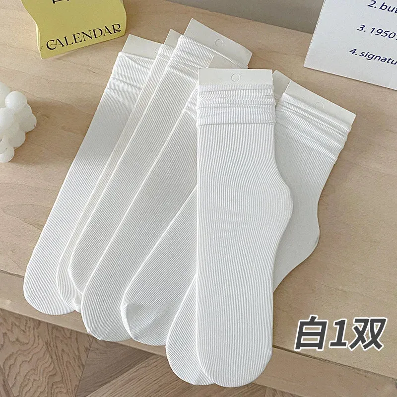 INS Women Girls Summer Thin Long Socks