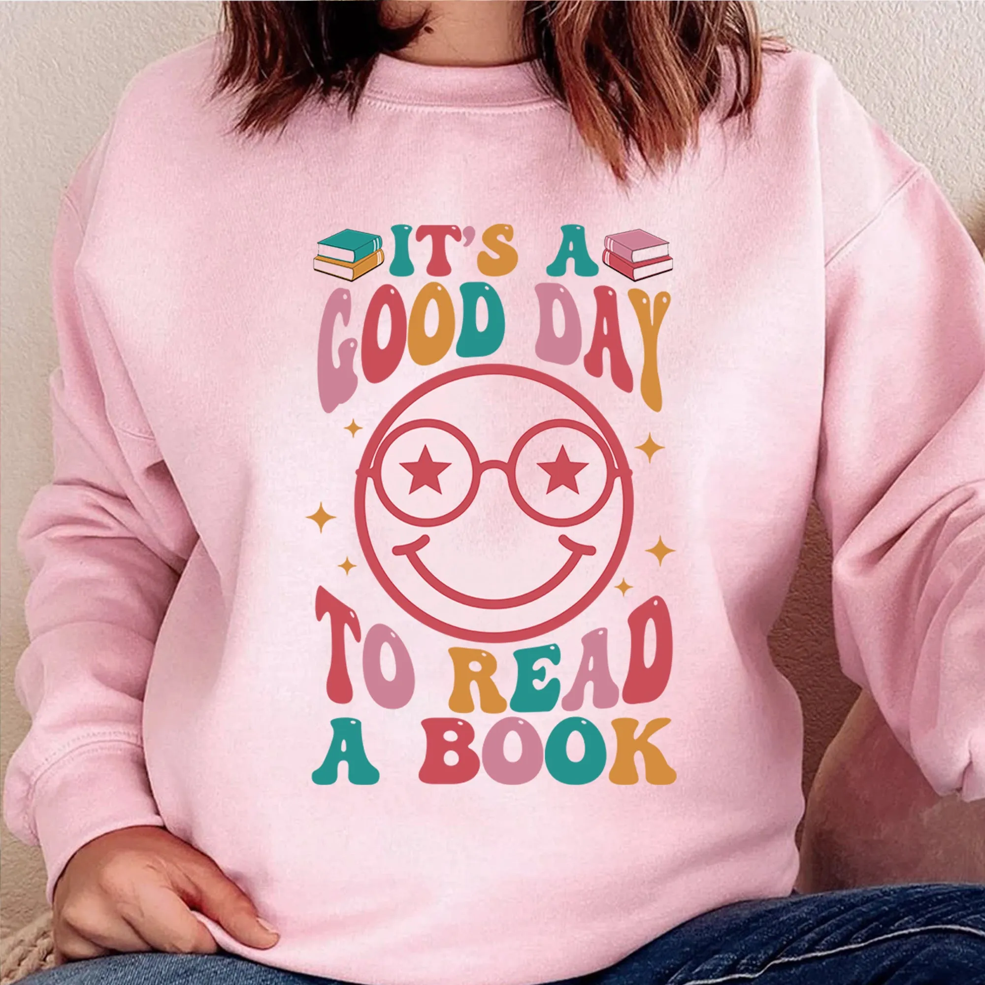 It’s A Good Day To Read A Book Sweatshirt, Reading Shirt, Bookish Hoodie, Book Lover Shirt, Gift For Book Lover Teacher, Librarian Gifts