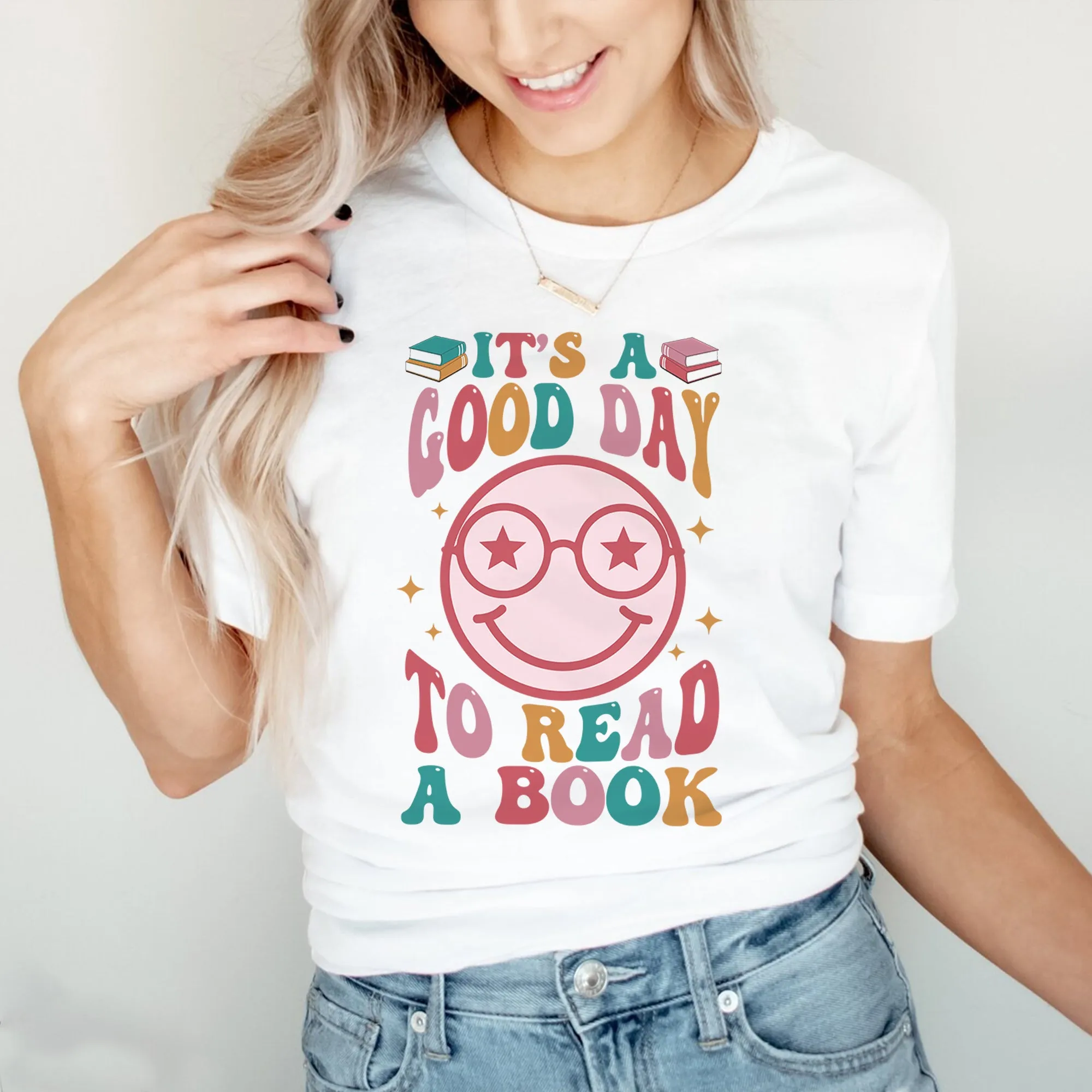 It’s A Good Day To Read A Book T-shirt, Reading Shirt, Bookish Hoodie, Book Lover Shirt, Gift For Book Lover Teacher, Librarian Gifts