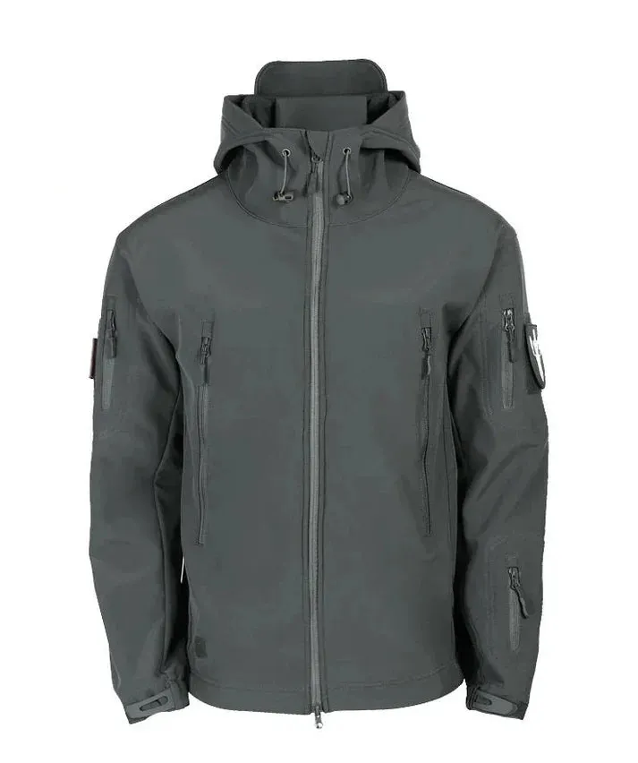 Jackets for freezing winter days made of weather-resistant material with hood