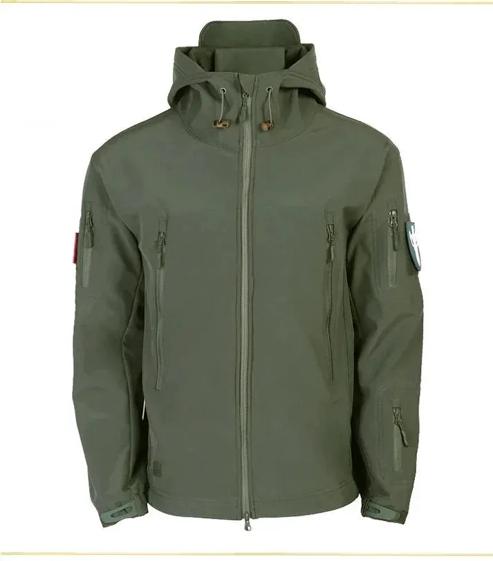 Jackets for freezing winter days made of weather-resistant material with hood