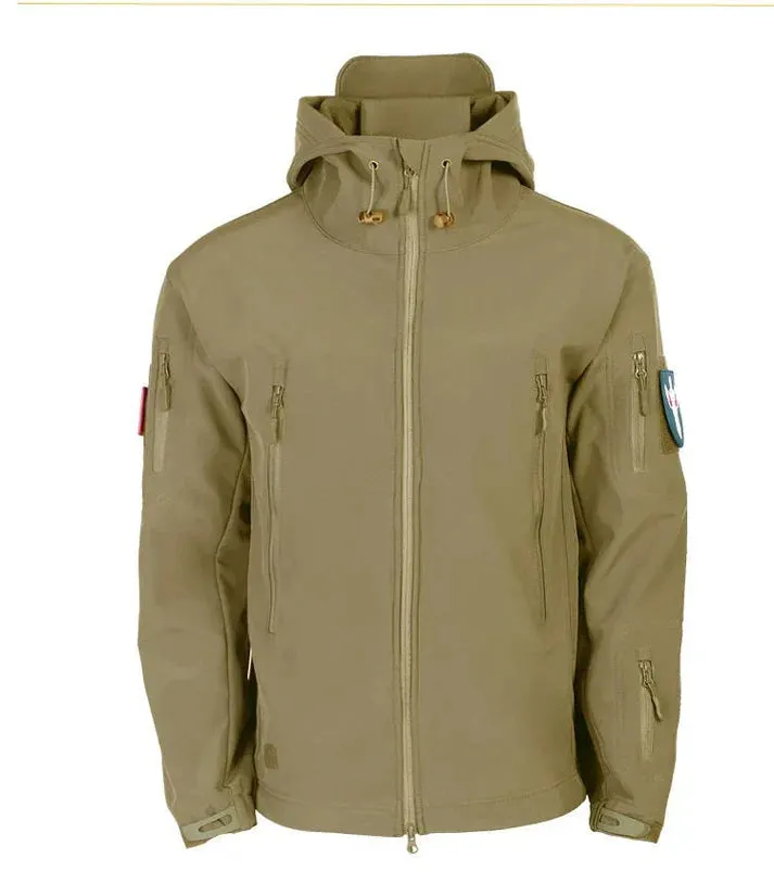 Jackets for freezing winter days made of weather-resistant material with hood