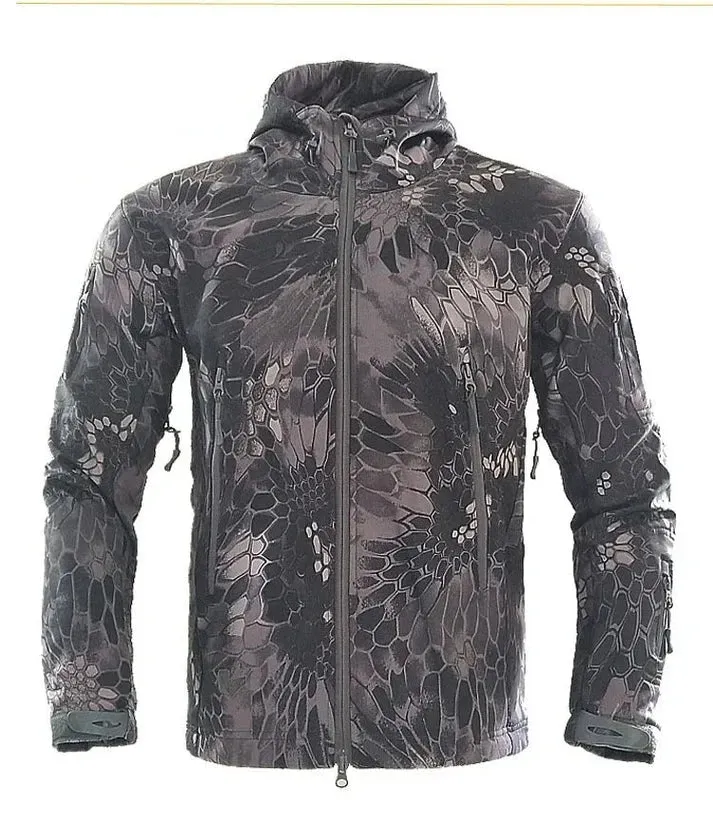 Jackets for freezing winter days made of weather-resistant material with hood