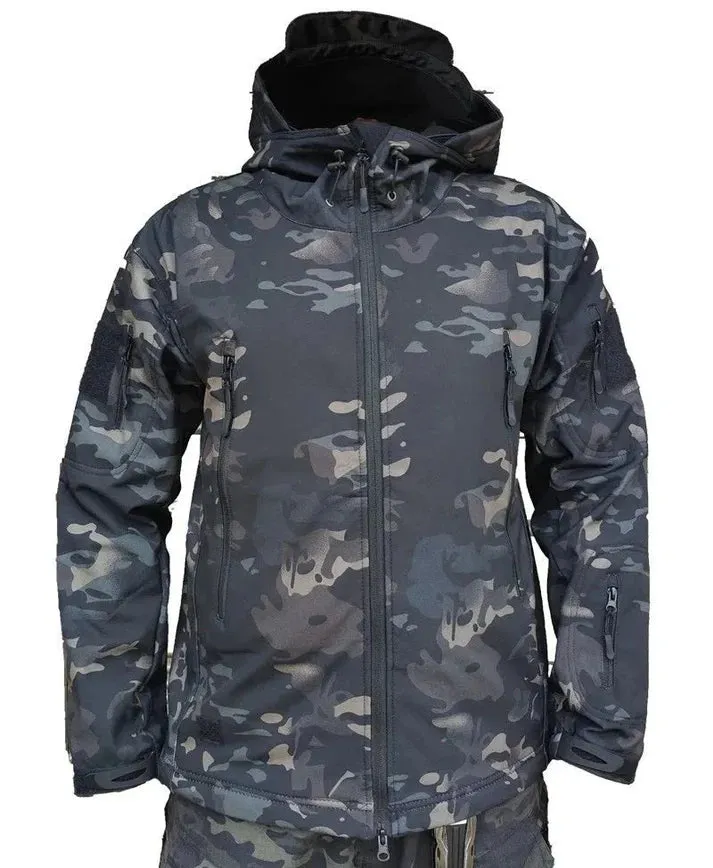 Jackets for freezing winter days made of weather-resistant material with hood