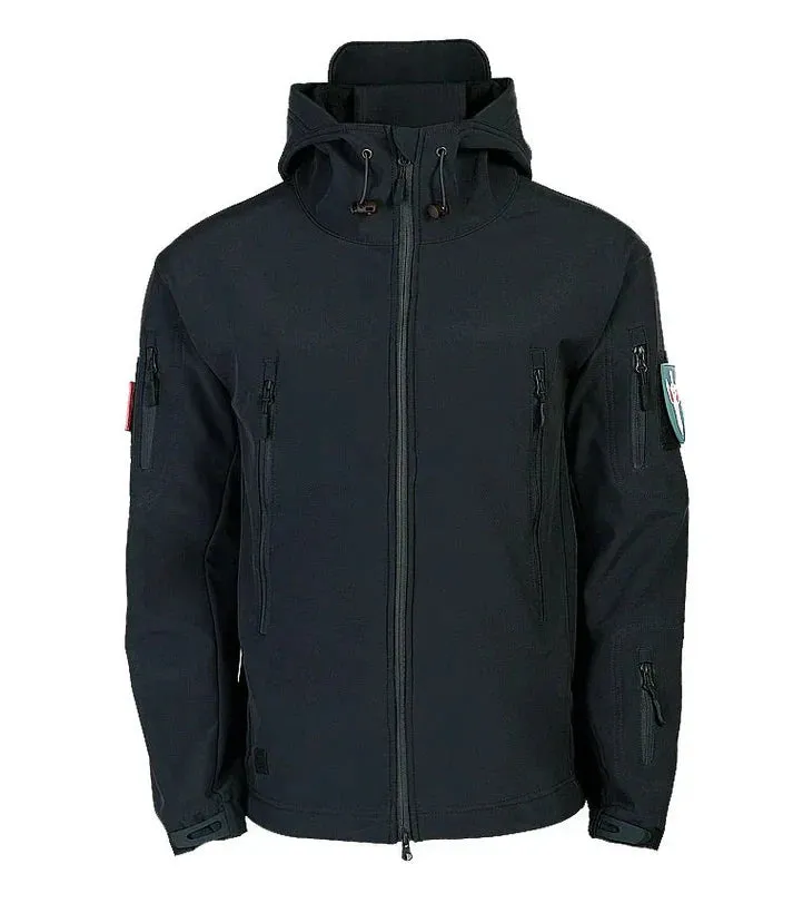 Jackets for freezing winter days made of weather-resistant material with hood