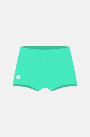 Jnr Spring Green Waistband Shorts