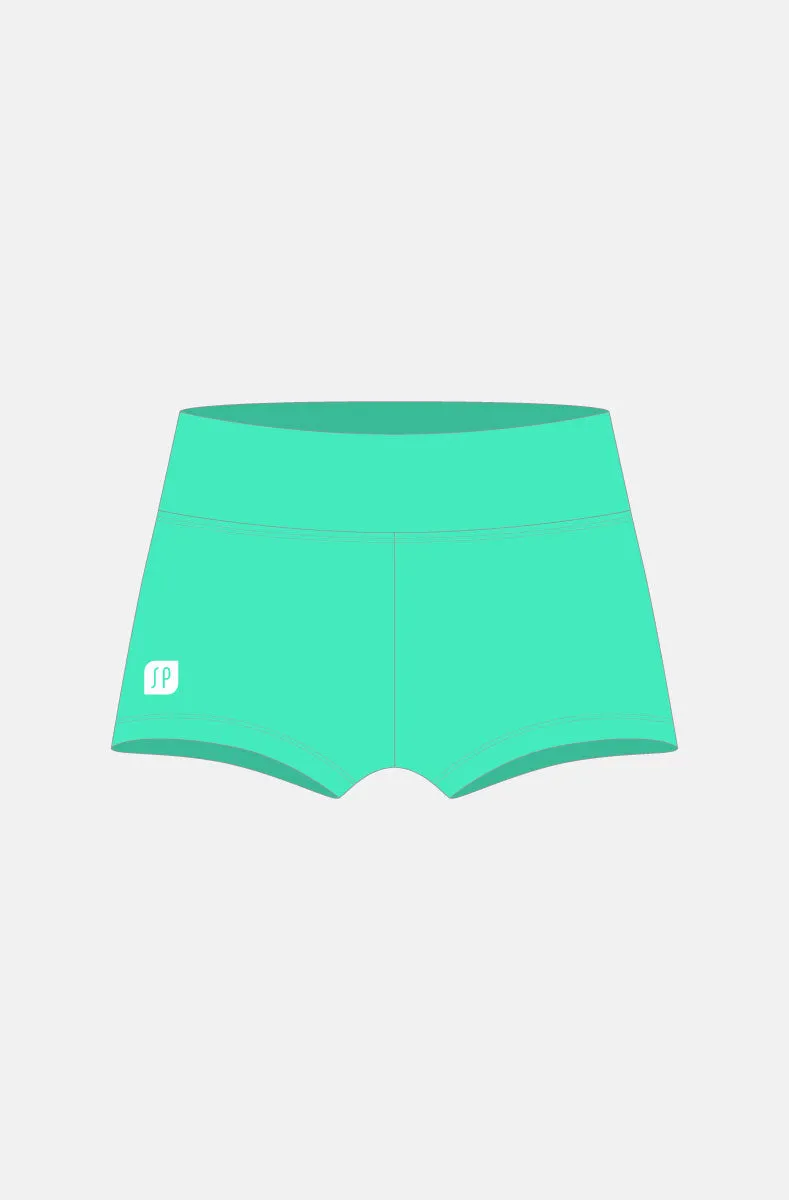 Jnr Spring Green Waistband Shorts