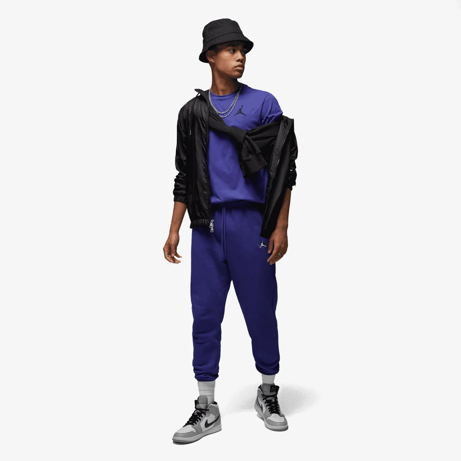 Jordan Jumpman Embroidered T-Shirt - Light Concord