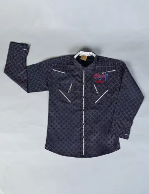 KBS-01 - NavyBlue - Kids Boys Shirts