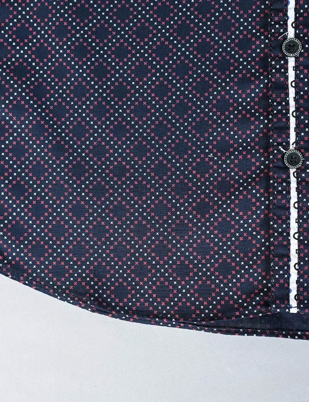 KBS-01 - NavyBlue - Kids Boys Shirts