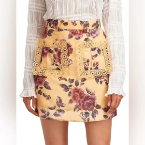 Keepsake the Label ATOMIC SKIRTBUTTERSCOTCH GARDEN NWT Size XS