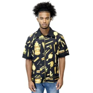 King Midas Barber Jacket (Golden Era/ Black & Gold)
