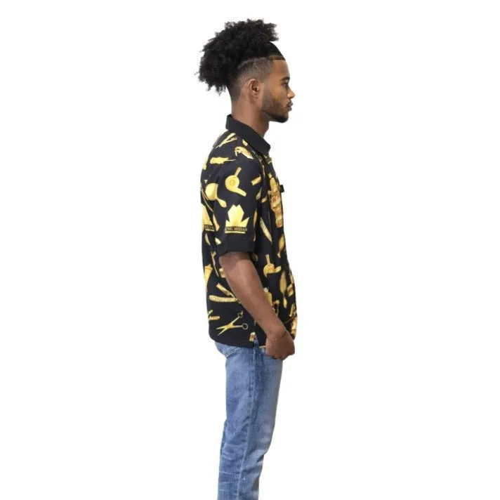 King Midas Barber Jacket (Golden Era/ Black & Gold)