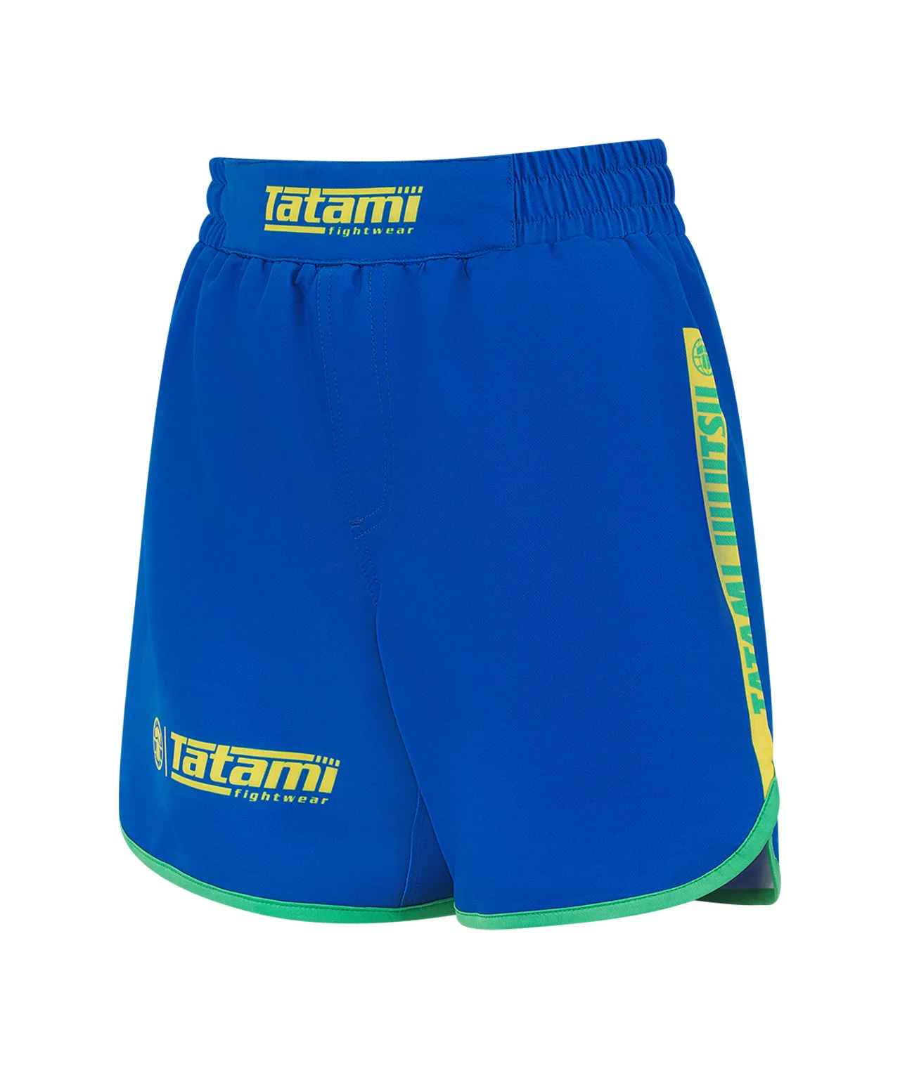Ladies Abstract High Cut Shorts - Brazil