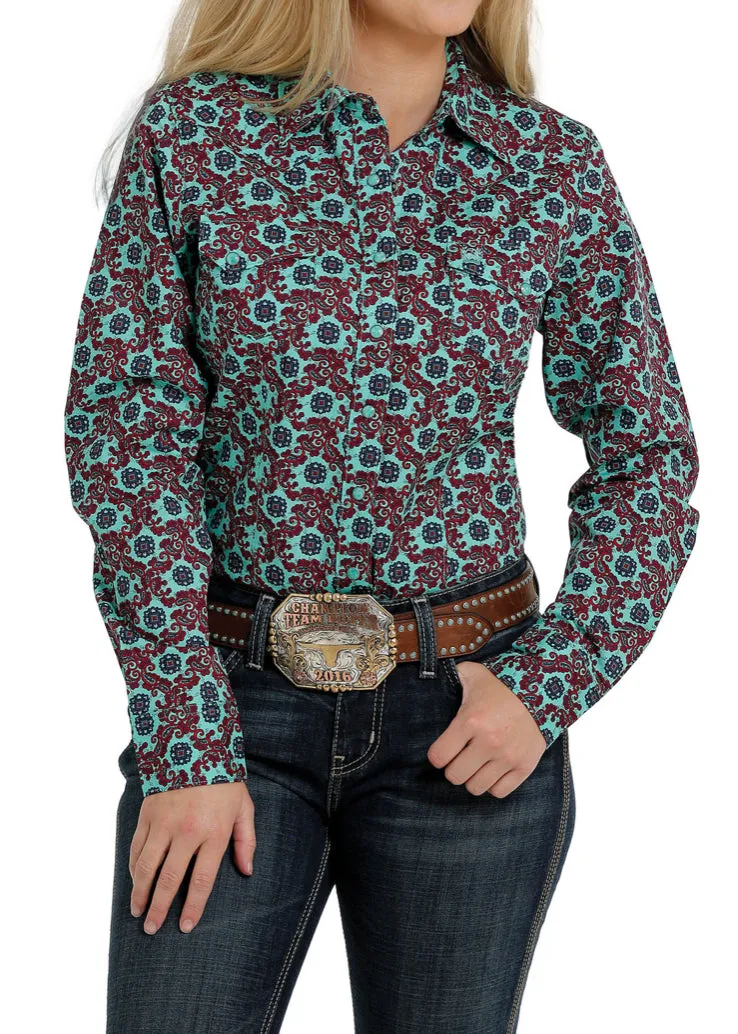 Ladies cinch arena shirt