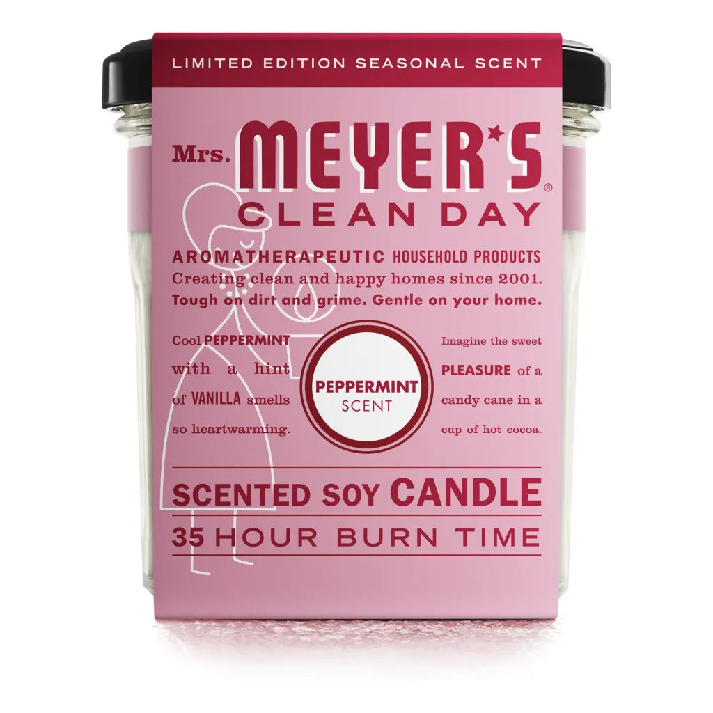 Large Soy Candle - Peppermint