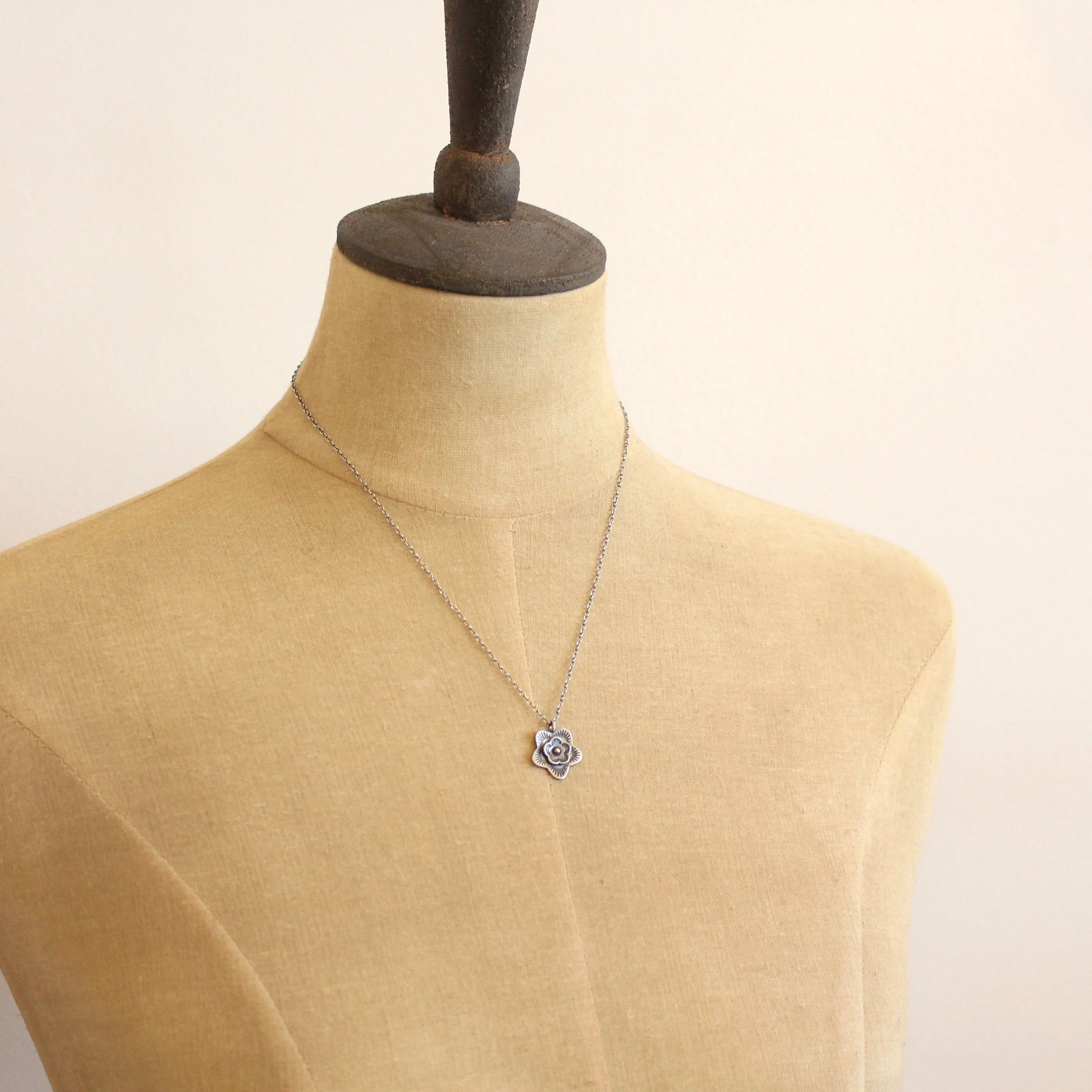 Layered Cactus Flower Necklace