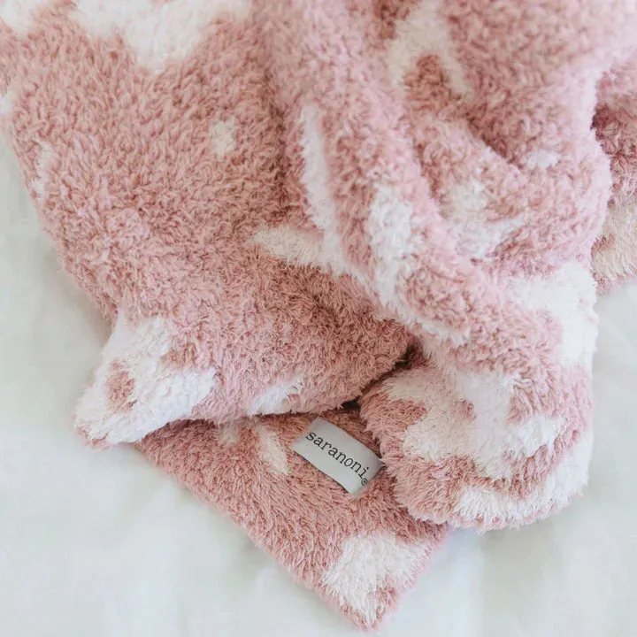layered mini blanket : petal