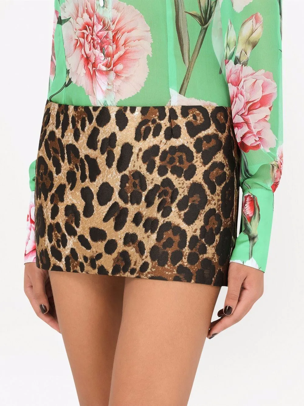 Leopard Mini Skirt