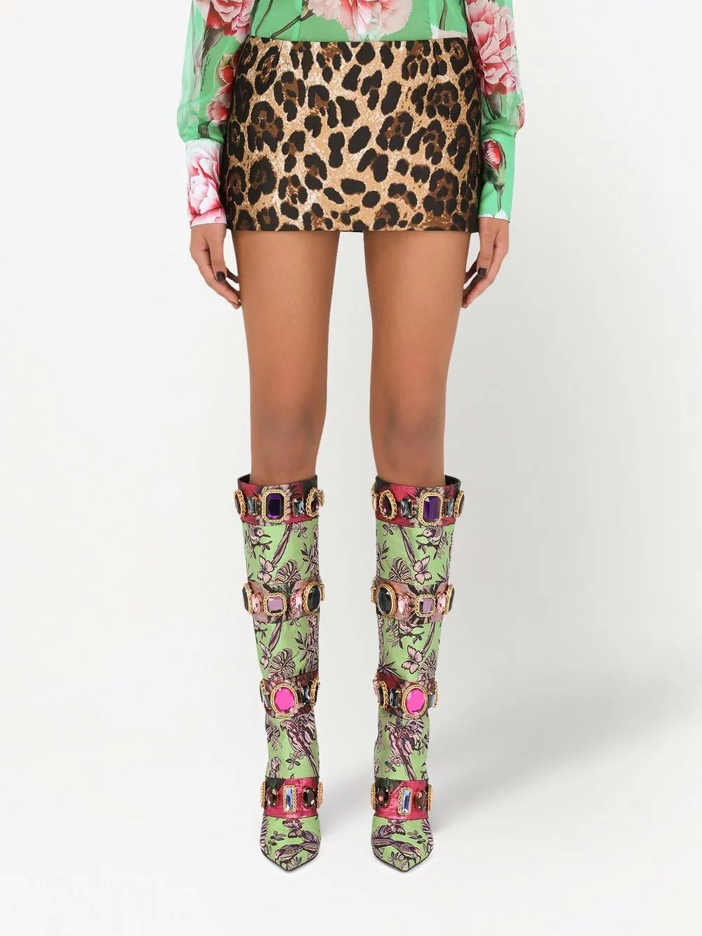 Leopard Mini Skirt