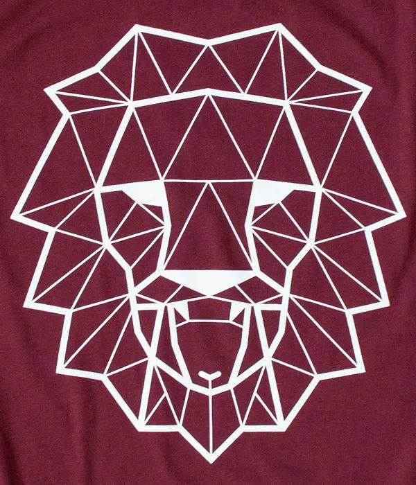 Lion & Lamb Youth Tee – Maroon