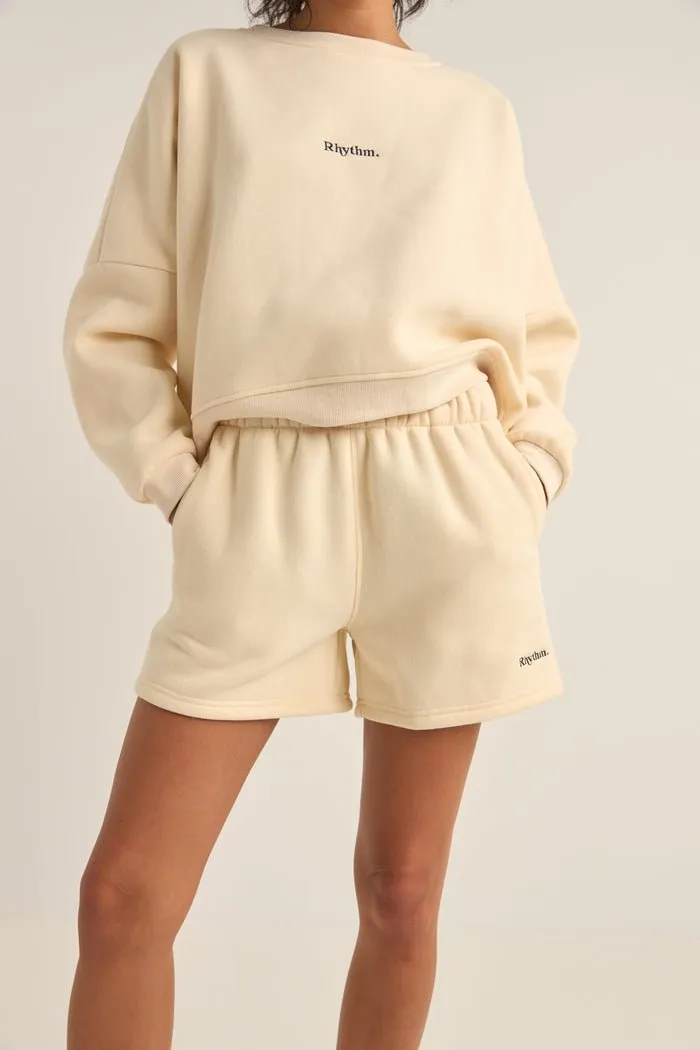 LOGO FLEECE SHORTS