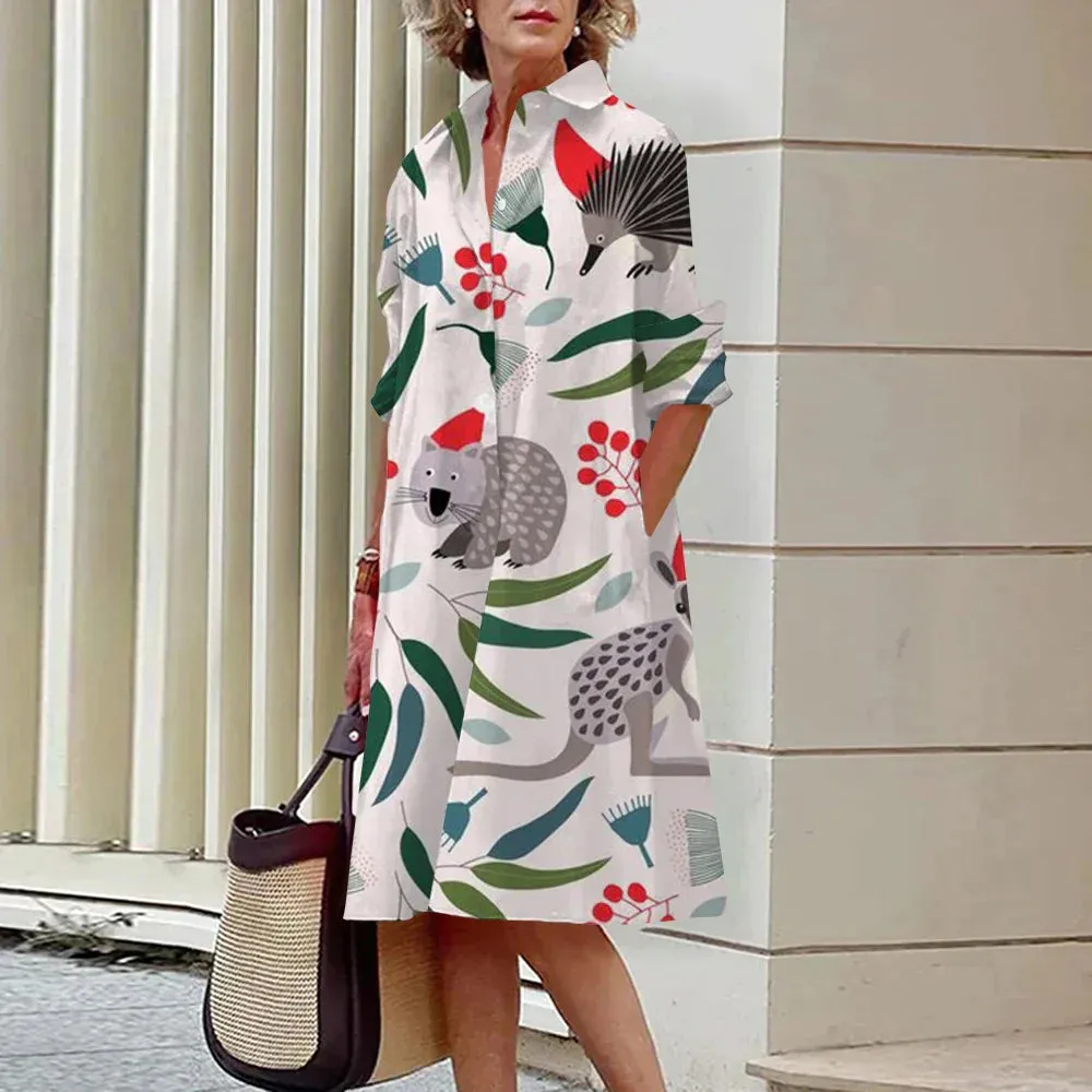 Loretta - Half-length knee-length dresses